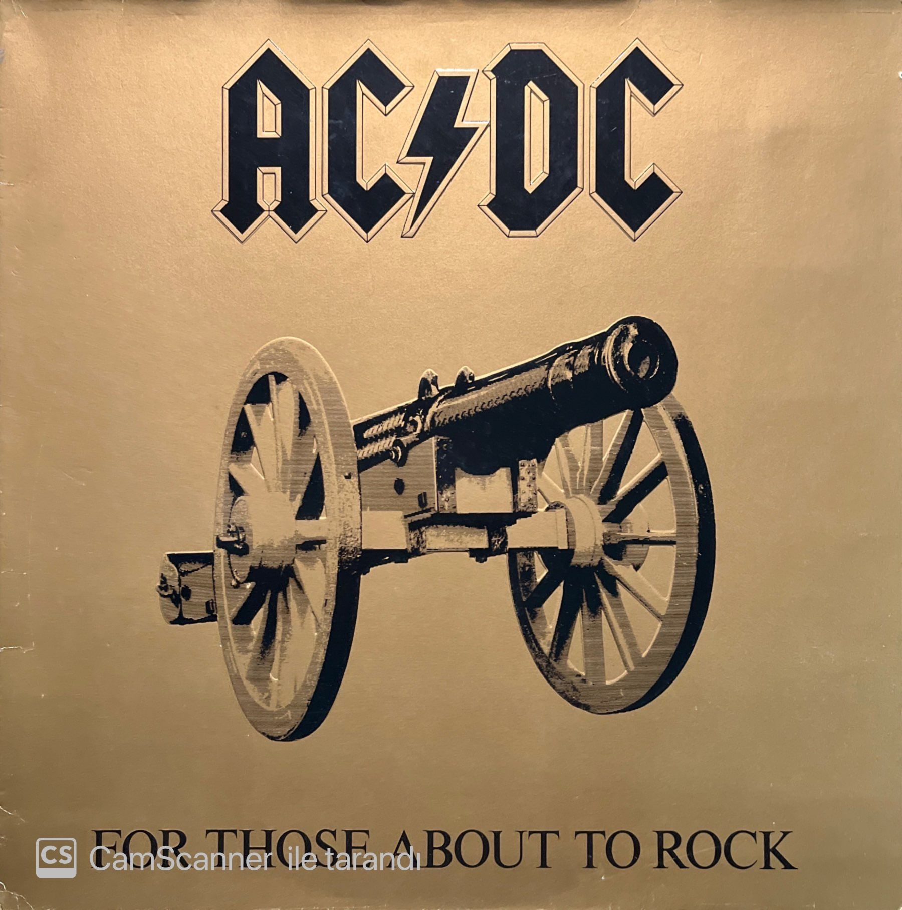 AC DC For Those About To Rock LP Plak