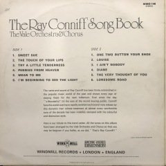 The Ray Conniff Song Book LP Plak