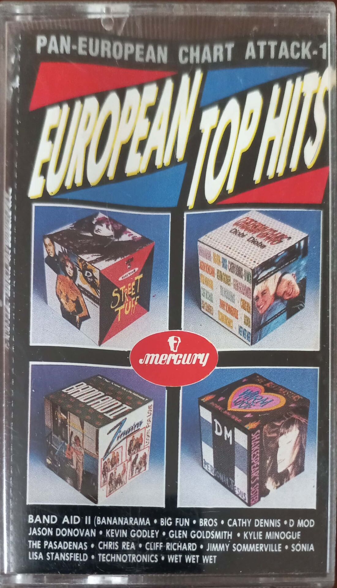 Pan-European Chart Attack-1 European Top Hits Kaset