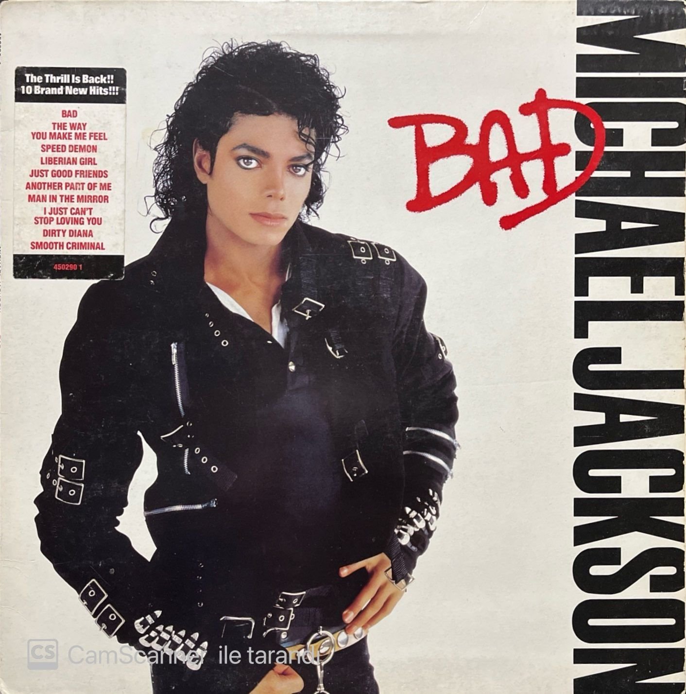 Michael Jackson Bad Promo Baskı Sınırlı Sayıda Basılan LP Plak