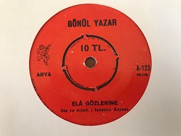 Gönül Yazar Ela Gözlerine 45lik Plak