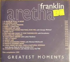 Aretha Franklin Greatest Moments CD