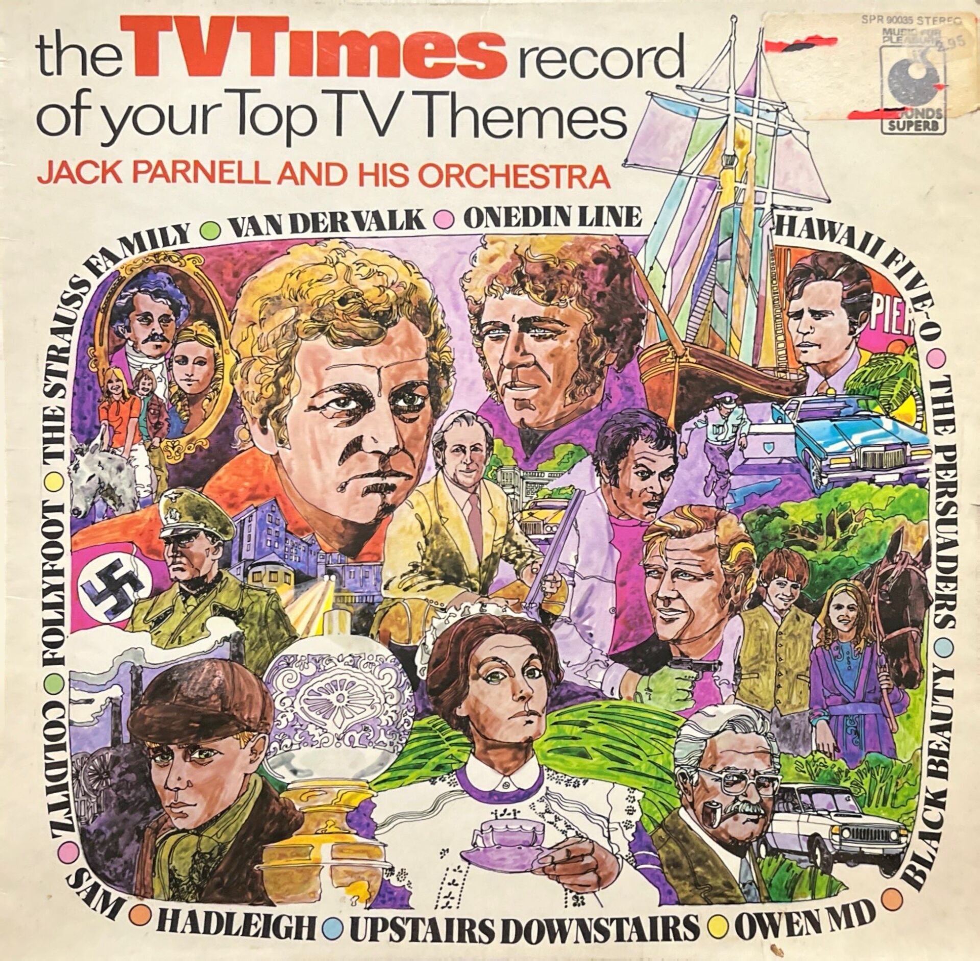 Top Tv Themes Soundtrack LP Plak