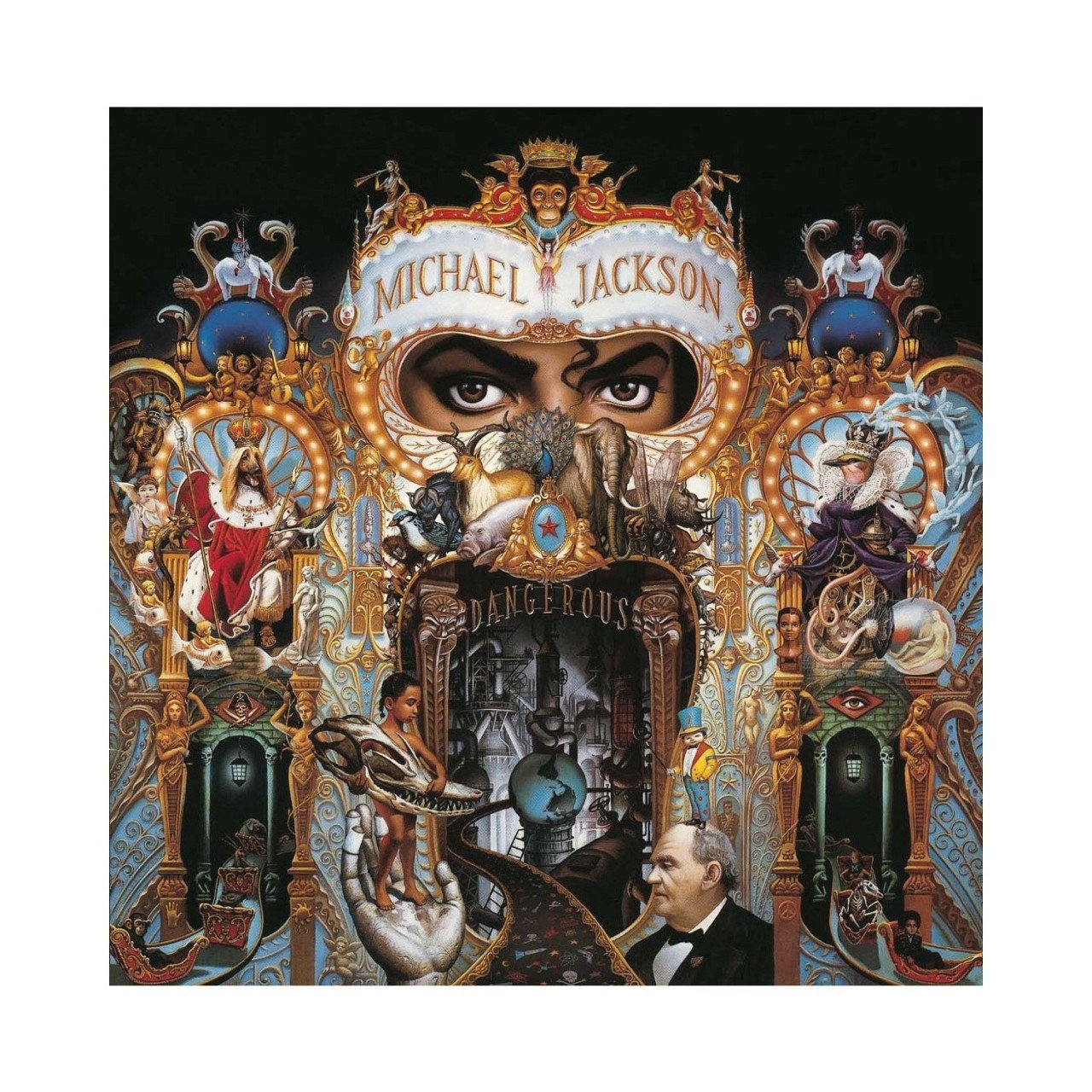 Michael Jackson Dangerous Yeni Baskı Çift LP Plak