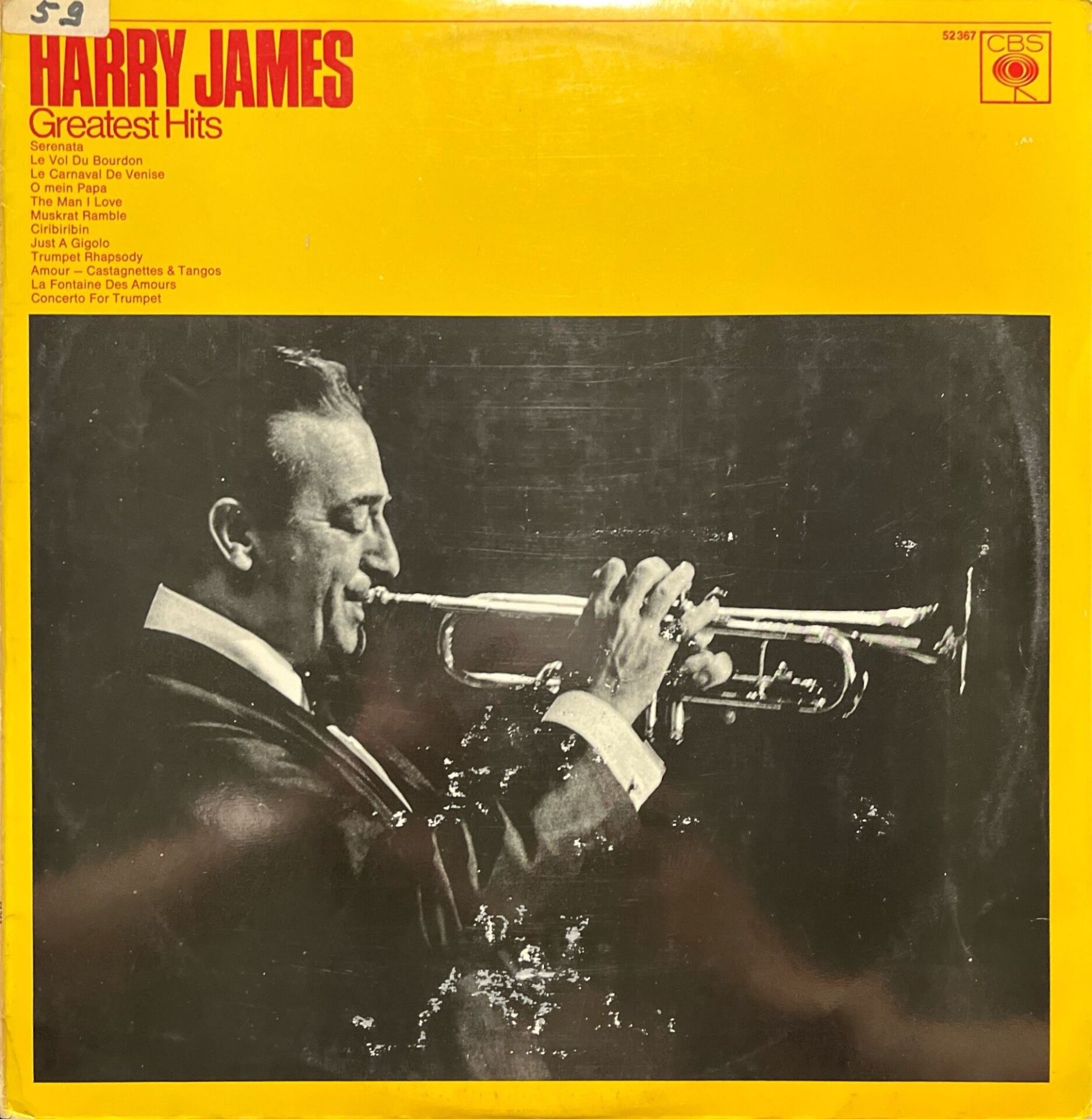 Harry James' Greatest Hits LP Plak