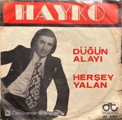 Hayko Düğün Alayı 45lik Plak