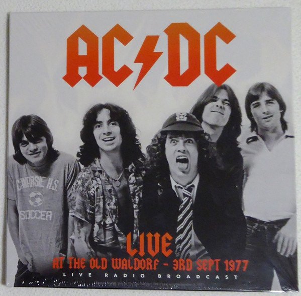 AC DC Live At The Old Waldorf Yeni Baskı LP Plak
