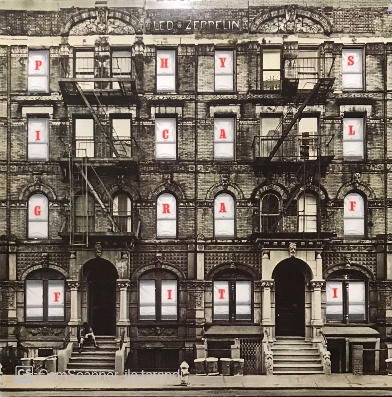 Led Zeppelin Physical Graffiti Double LP Plak