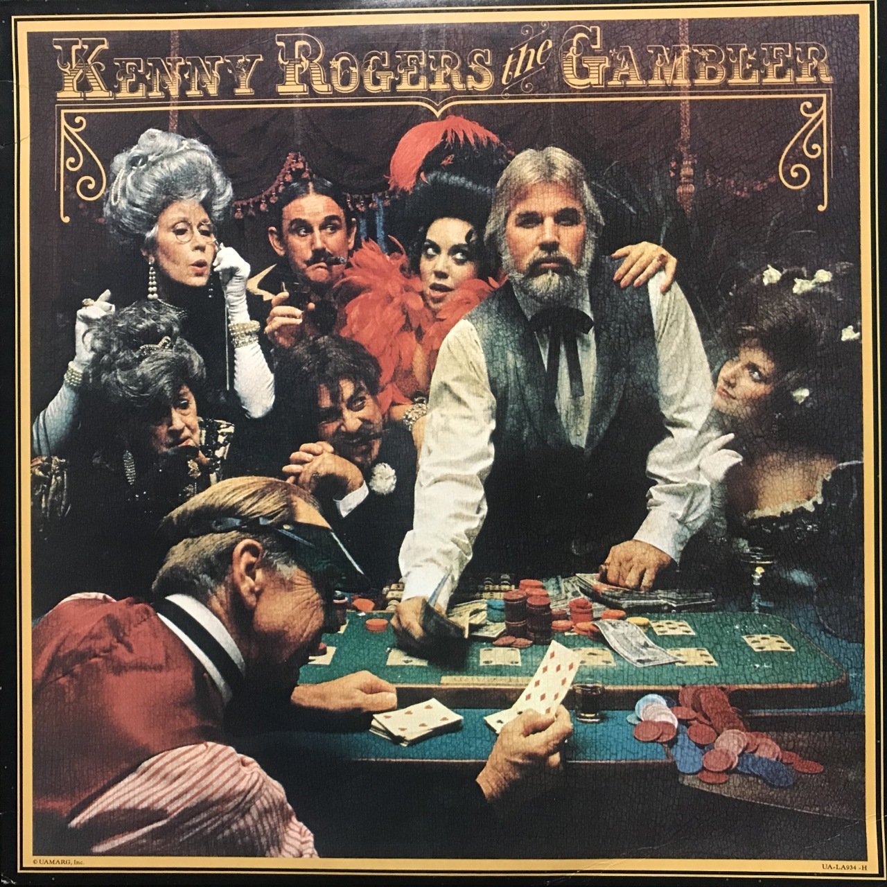 Kenny Rogers The Gambler LP Plak
