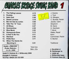 Charles Bridge Swing Band 1 CD