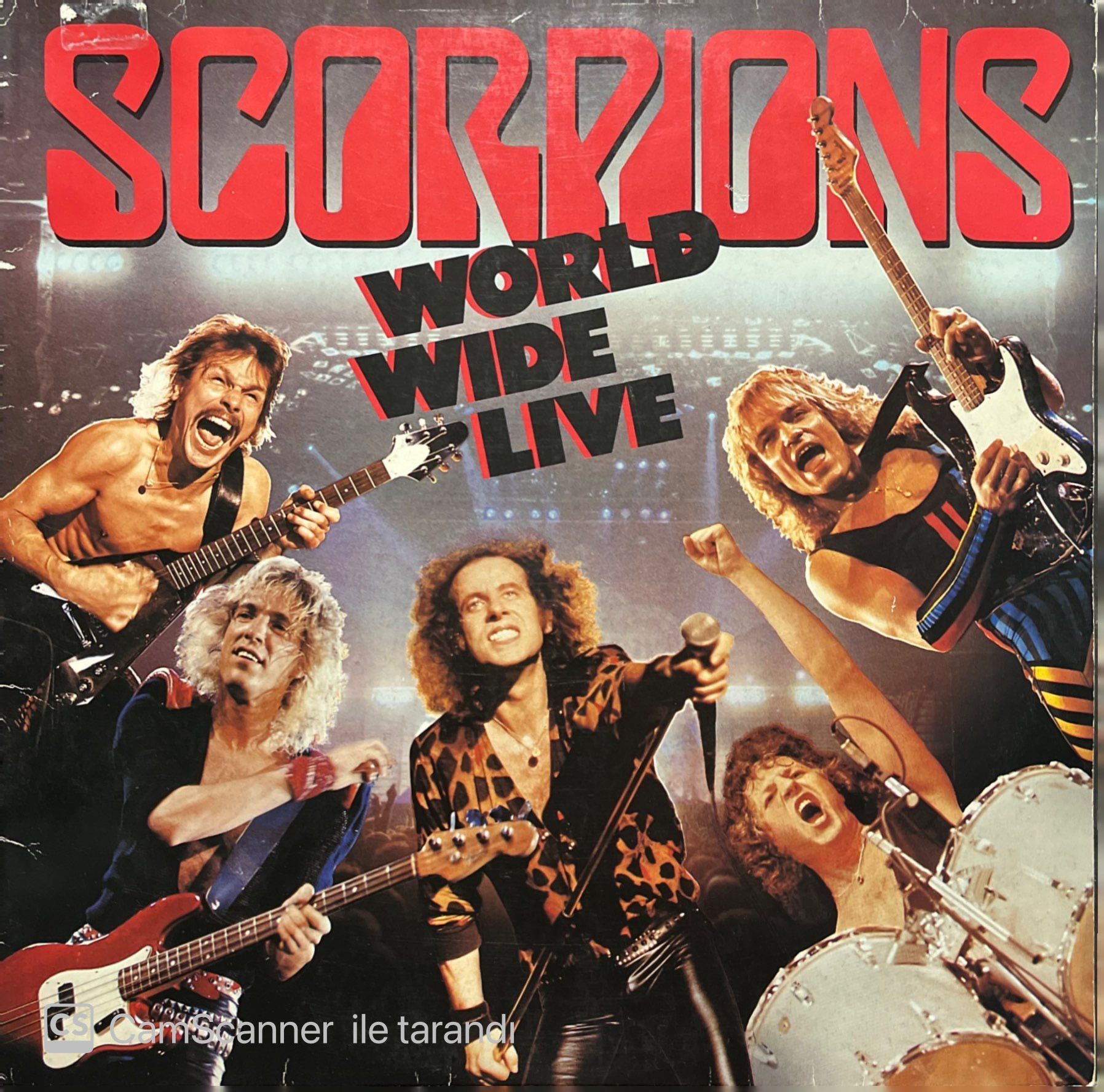 Scorpions World Wide Live Double LP Plak