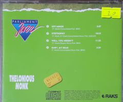 Parliament Jazz Thelonious Monk CD