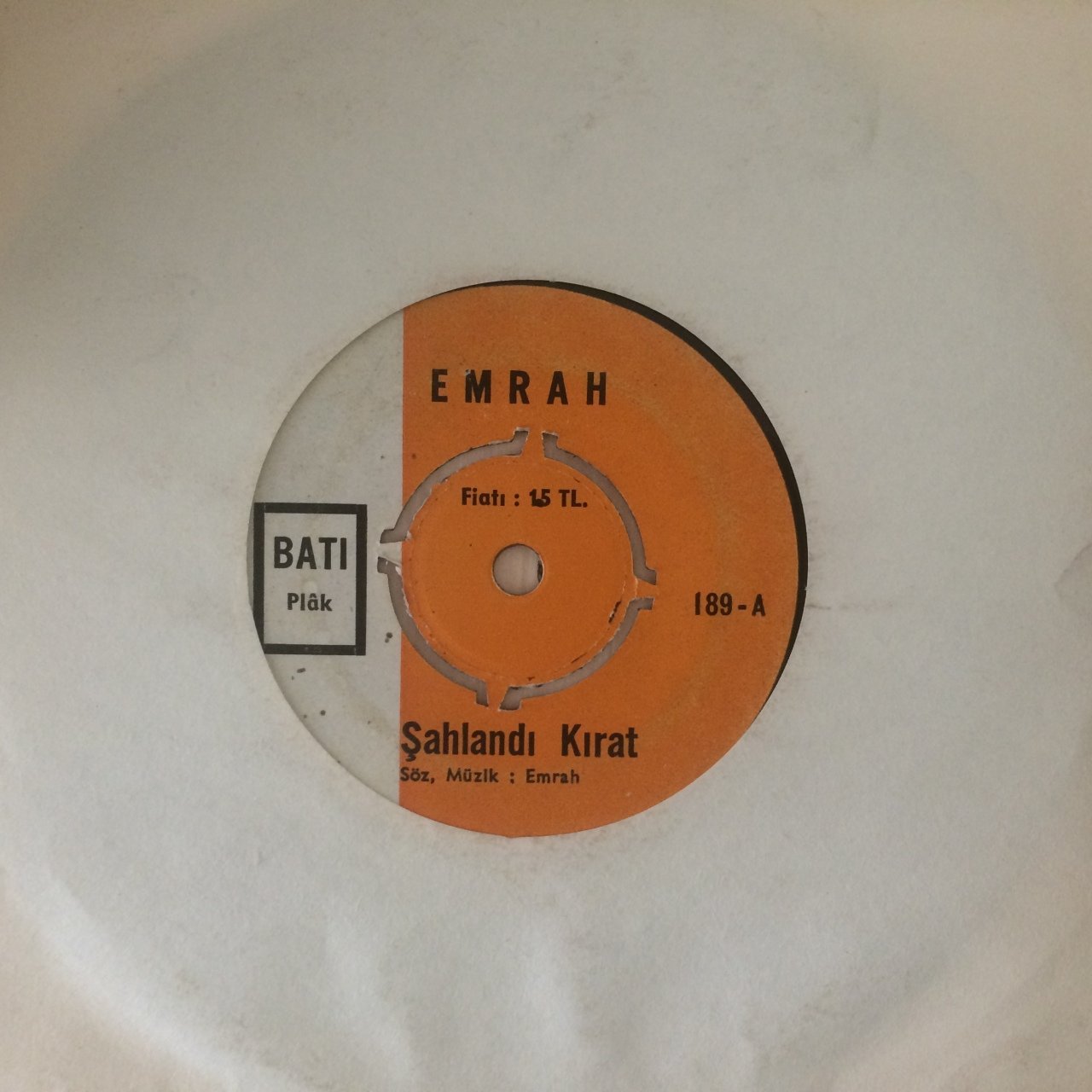 Emrah Şahlandı Kırat 45lik Plak