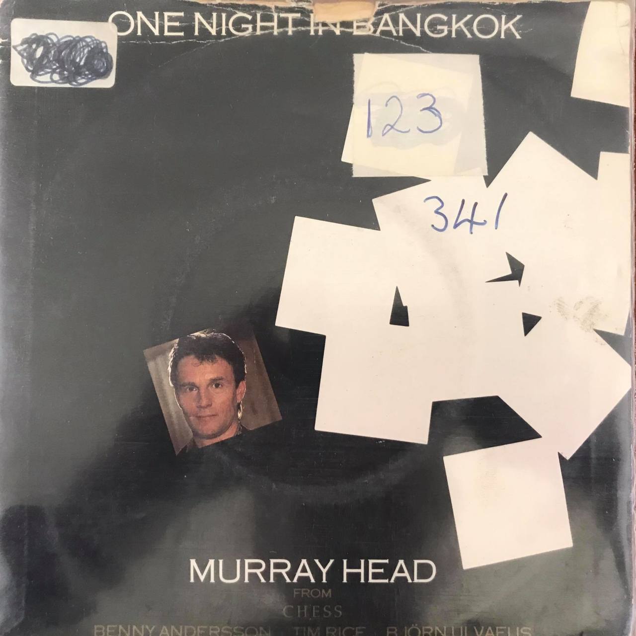 Murray Head One Night In Bangkok 45lik Plak