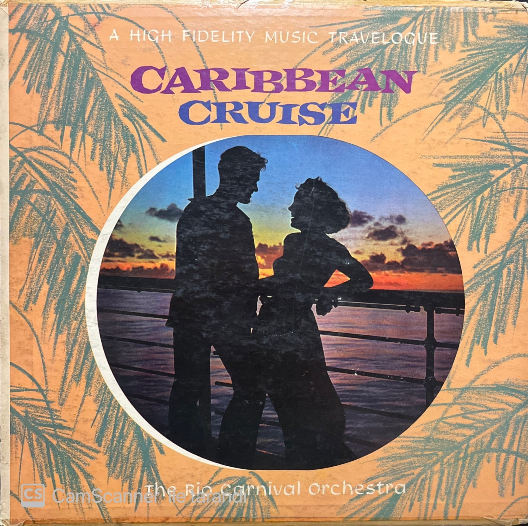Caribbean Cruise The Rio Carnival Orchestra LP Plak