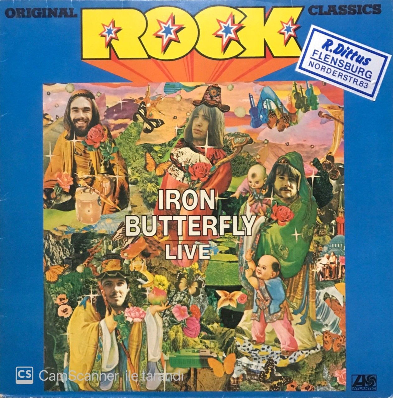 Iron Butterfly Live LP Plak