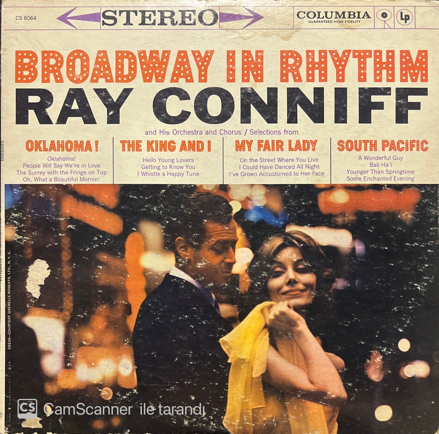 Ray Conniff Broadway In Rhythm LP Plak
