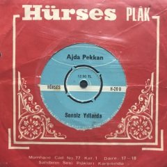 Ajda Pekkan Sensiz Yıllarda 45lik Plak