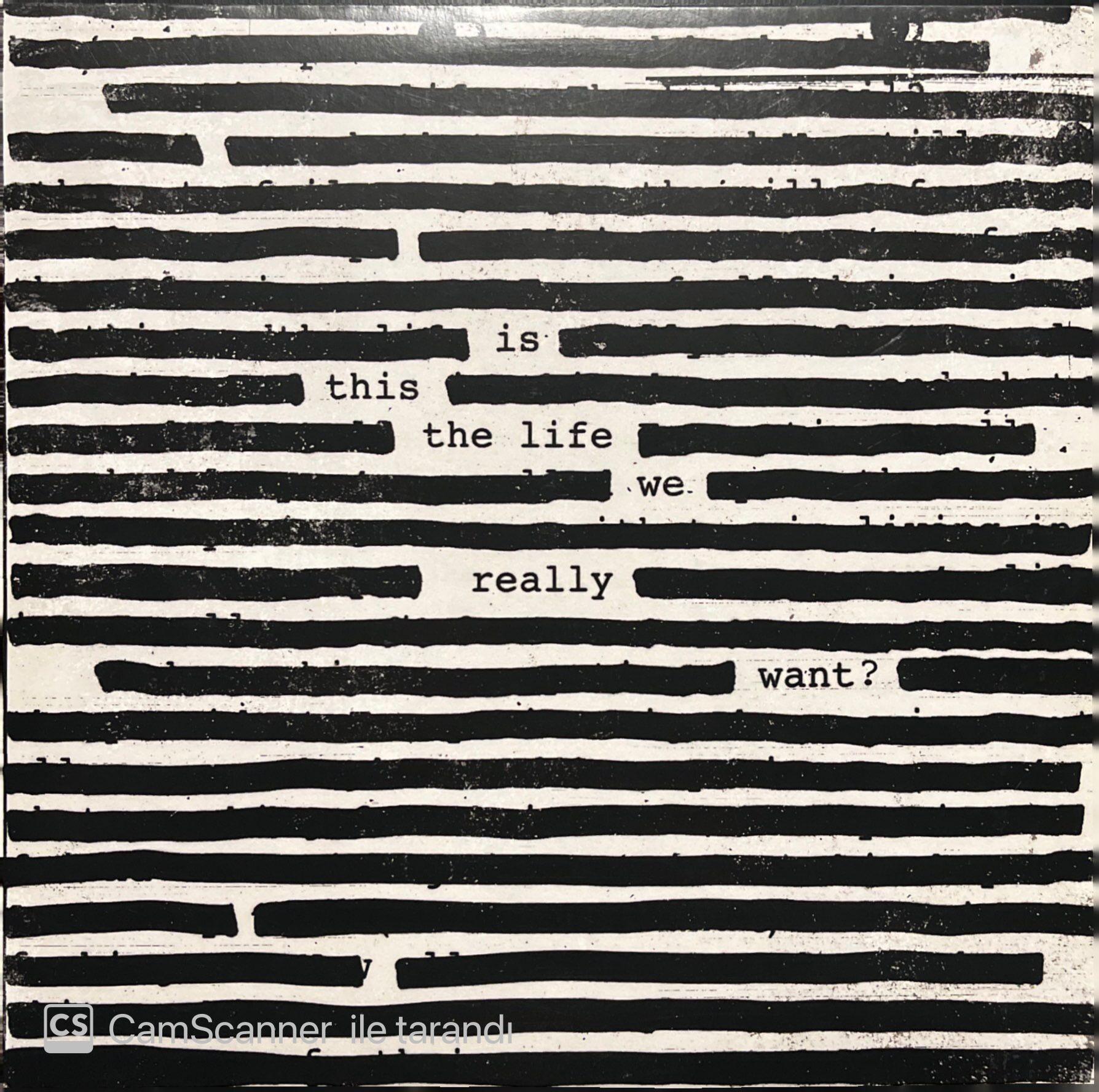Is This The Life We Really Want Double LP Plak