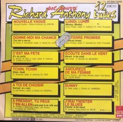Richard Anthony 12 Tubes 45lik Plak