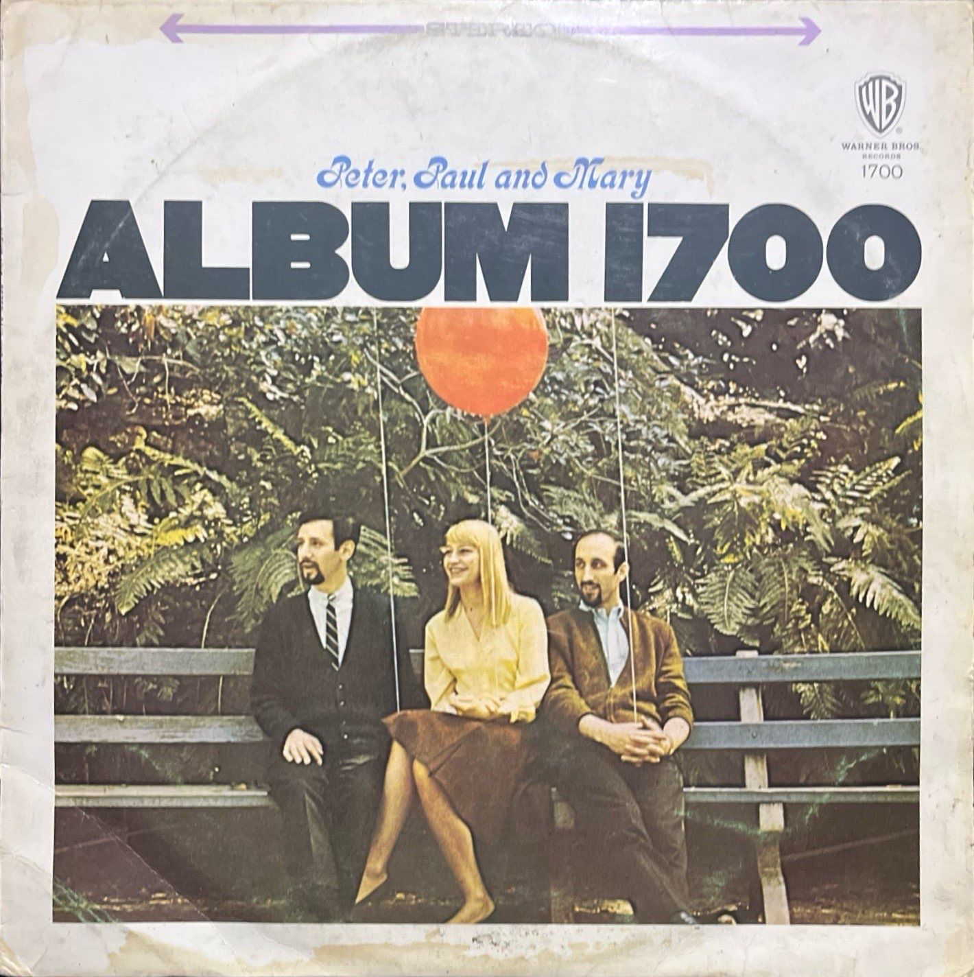 Peter, Paul And Mary Album 1700 Dönem Baskı LP Plak