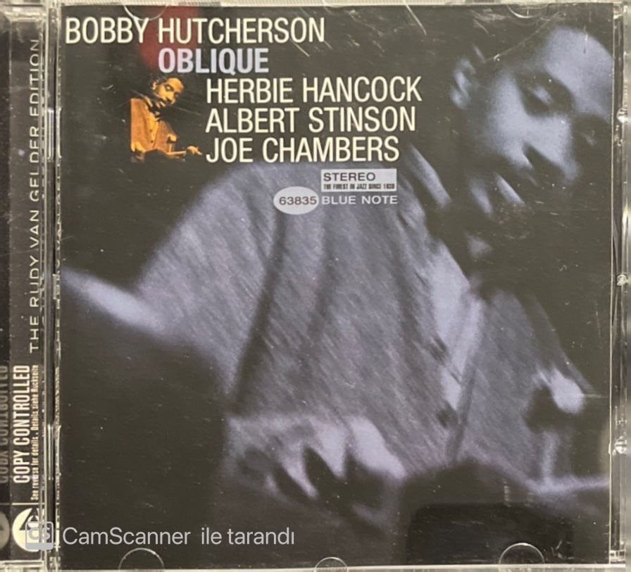 Bobby Hutcherson Oblique CD