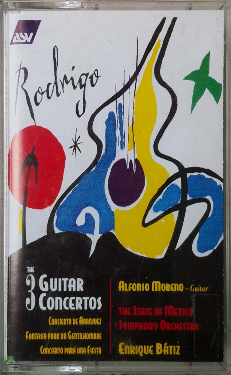 Rodrigo 3 Guitar Concertos Kaset