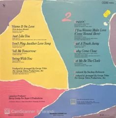 Smokey Robinson Blame It On Love & All The Great Hits LP Plak