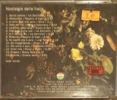 Nostalgia Della İtalia CD