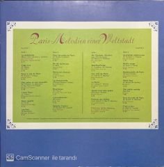Paris Melodien Einer Weltstadt Double LP Plak