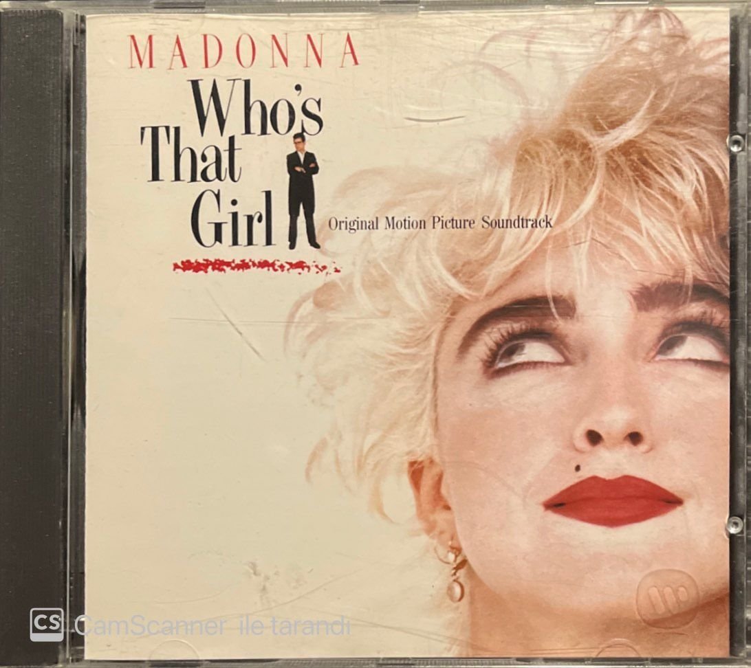Madonna Who's That Girls Soundtrack CD