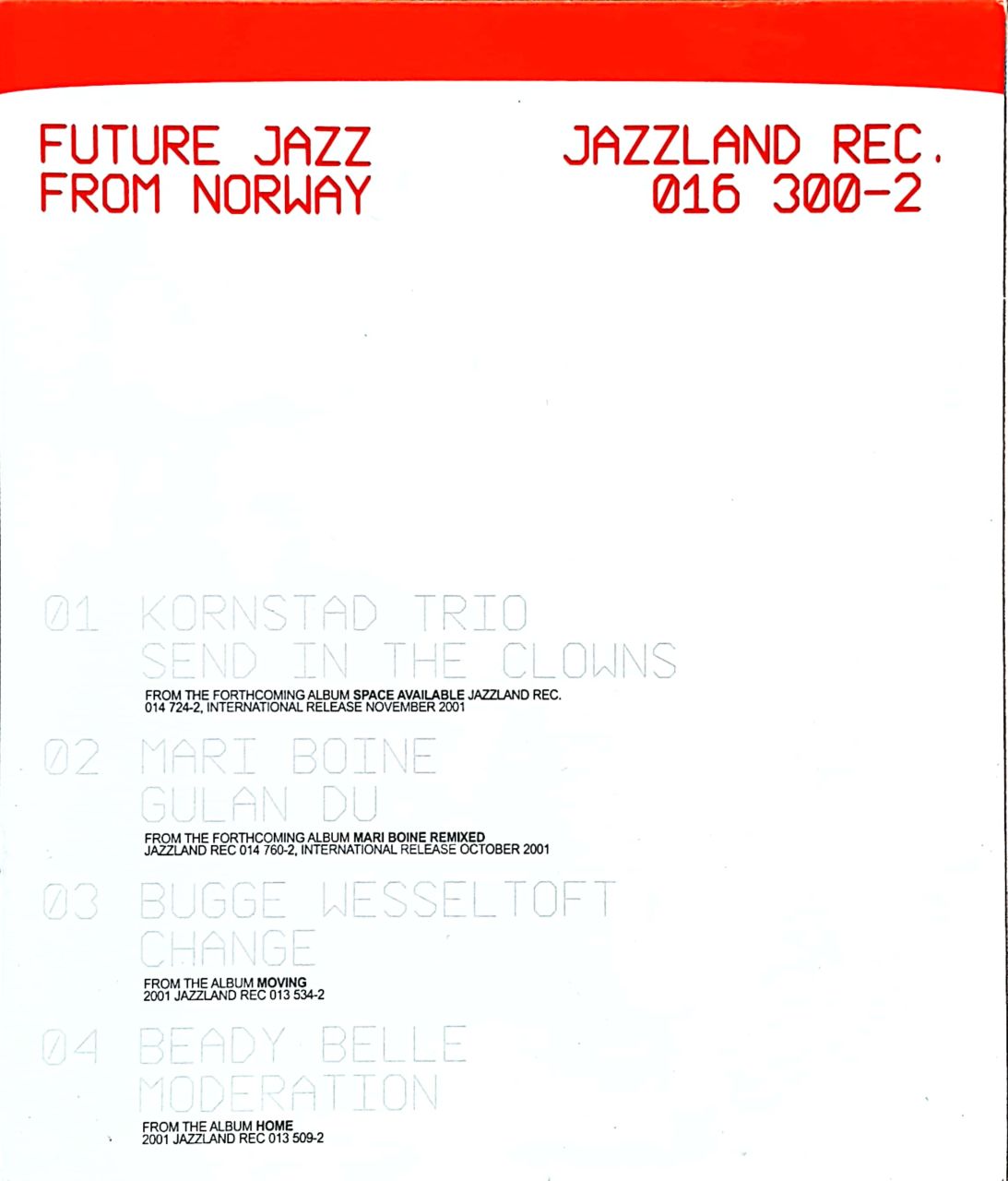 Future Jazz From Norway CD