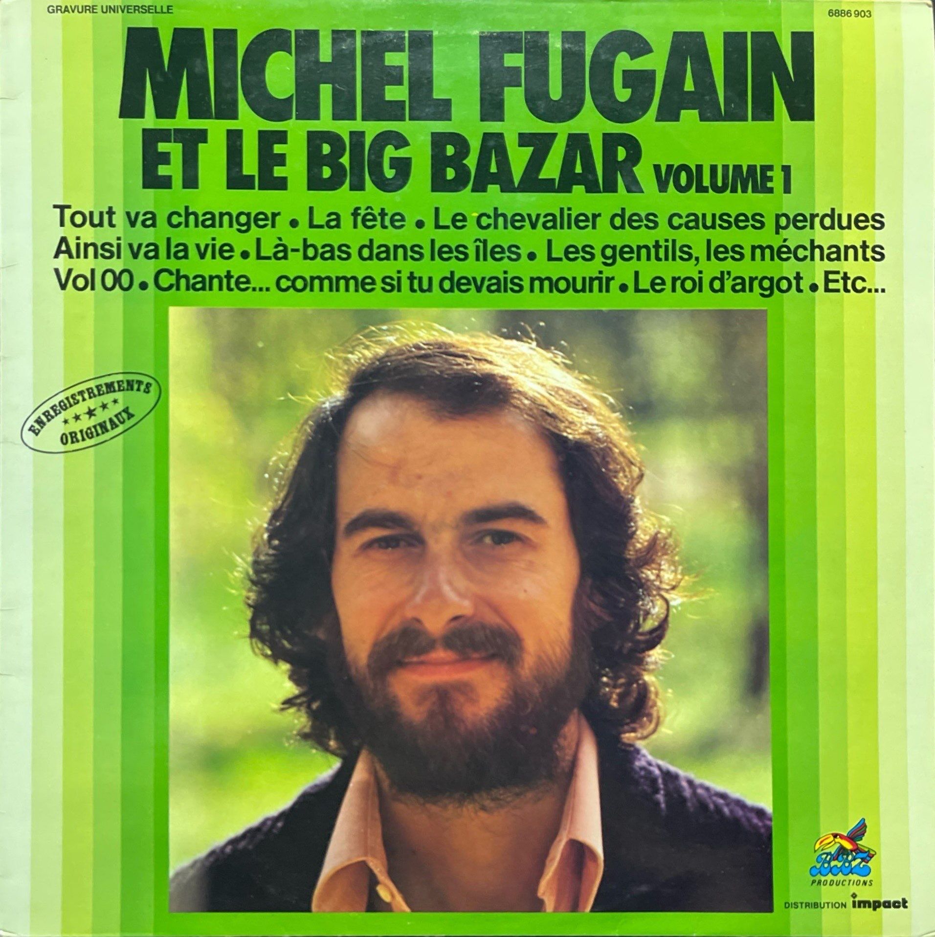 Michel Fugain Et Le Big Bazar Volume 1 LP Plak