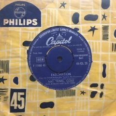Nat King Cole Fascination 45lik Plak