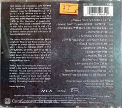 Schindler's List Soundtrack CD