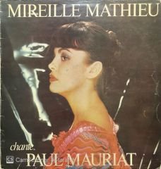Mireille Mathieu Chante Paul Mauriat LP Plak