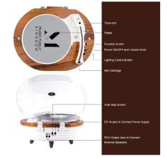 *ÜCRETSİZ KARGO Music Public Kingdom Tt238 Bluetooth Özellikli Led Aydınlatmalı Gövdeli Pikap