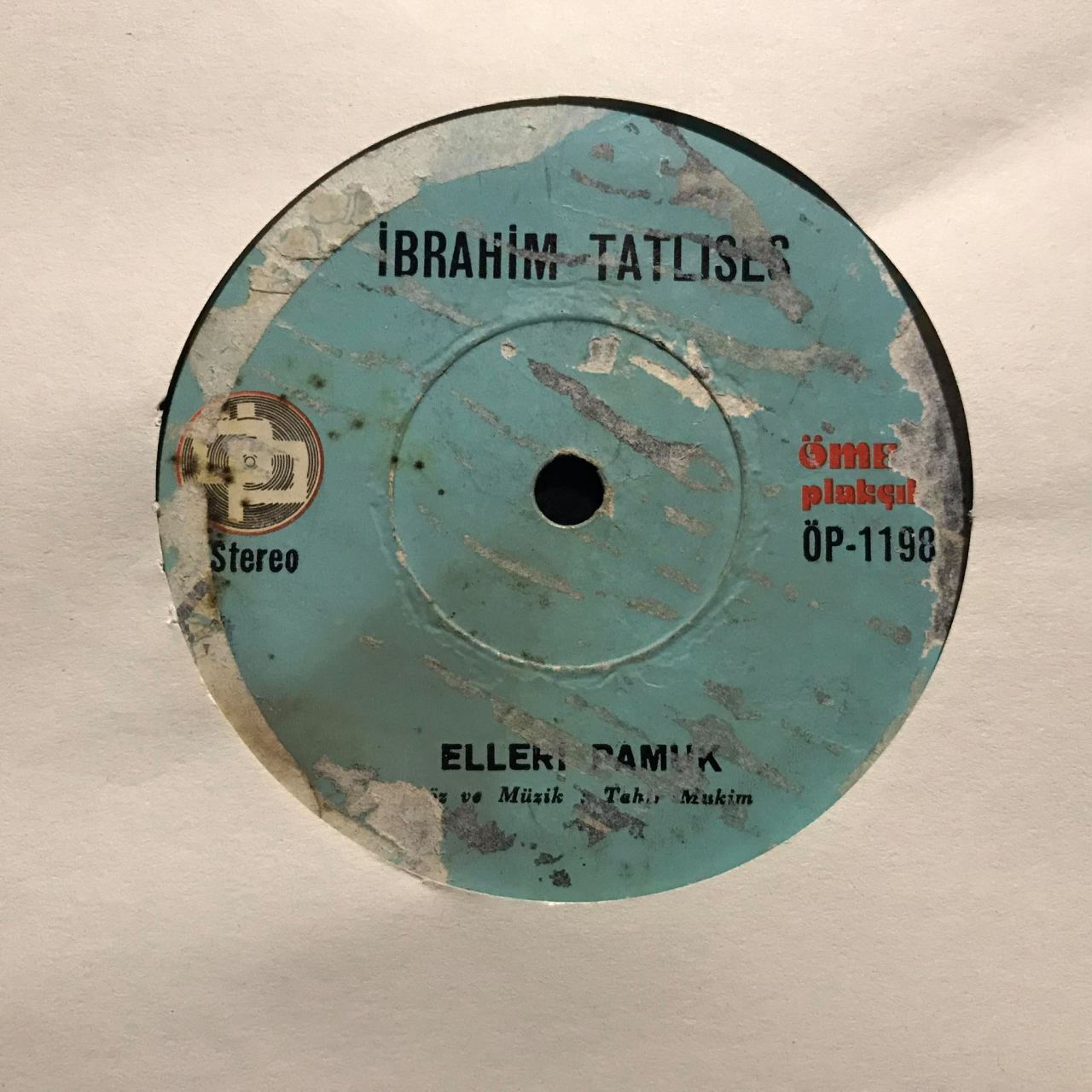 İbrahim Tatlıses Elleri Pamuk Depo Malı 45lik Plak