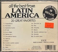 Al The Best From Latin America CD
