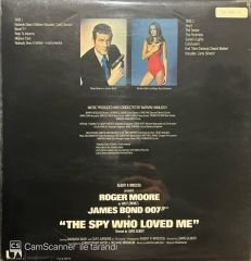 James Bond 007 The Spy Who Loved Me Soundtrack LP Plak