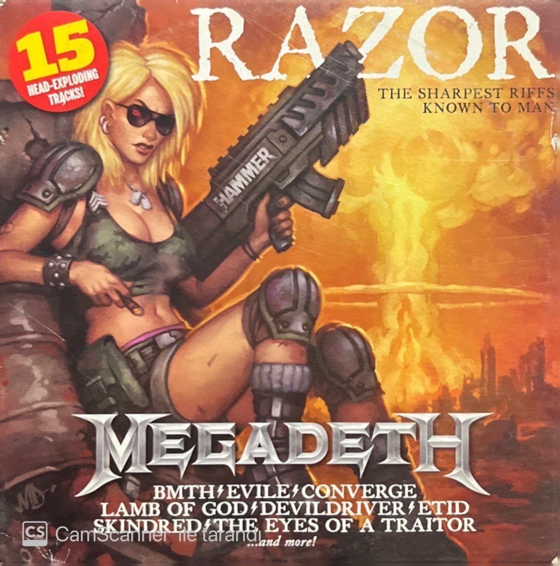 Metal Hammer Razor The Serrated Edge Of Heavy Metal Megadeth CD