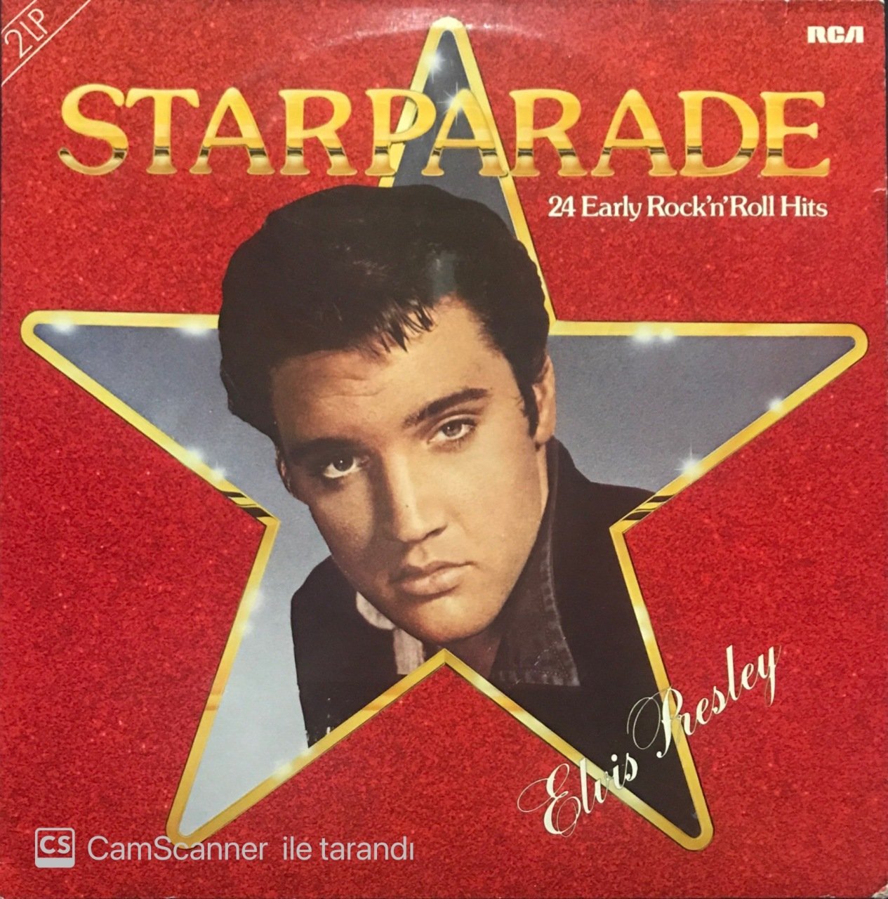 Elvis Presley Starparade 24 Early Rock'n' Roll Hits Double LP Plak