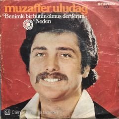 Muzaffer Uludağ Benimle Bir Bütün Olmuş Dertlerim 45lik plak