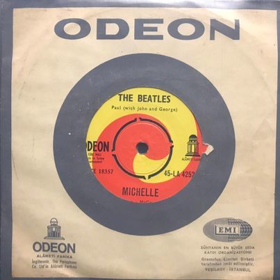 The Beatles Michelle 45lik Plak