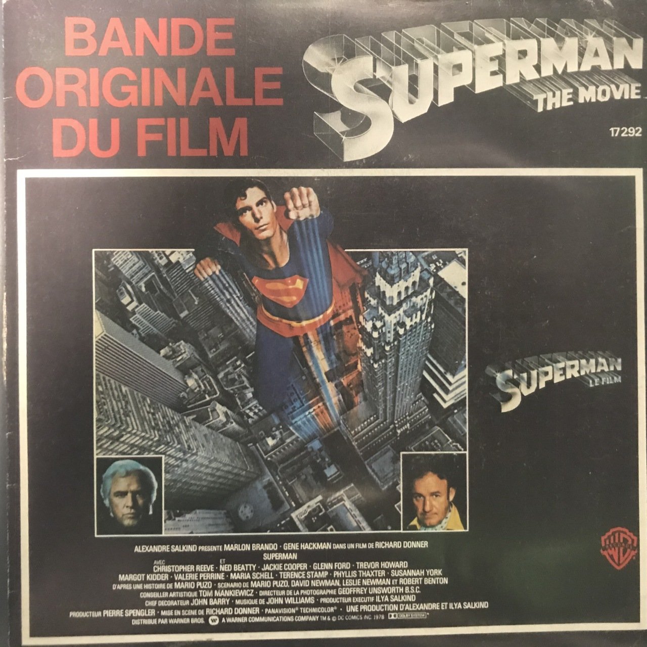 Superman Love Theme From Supermen 45lik Plak