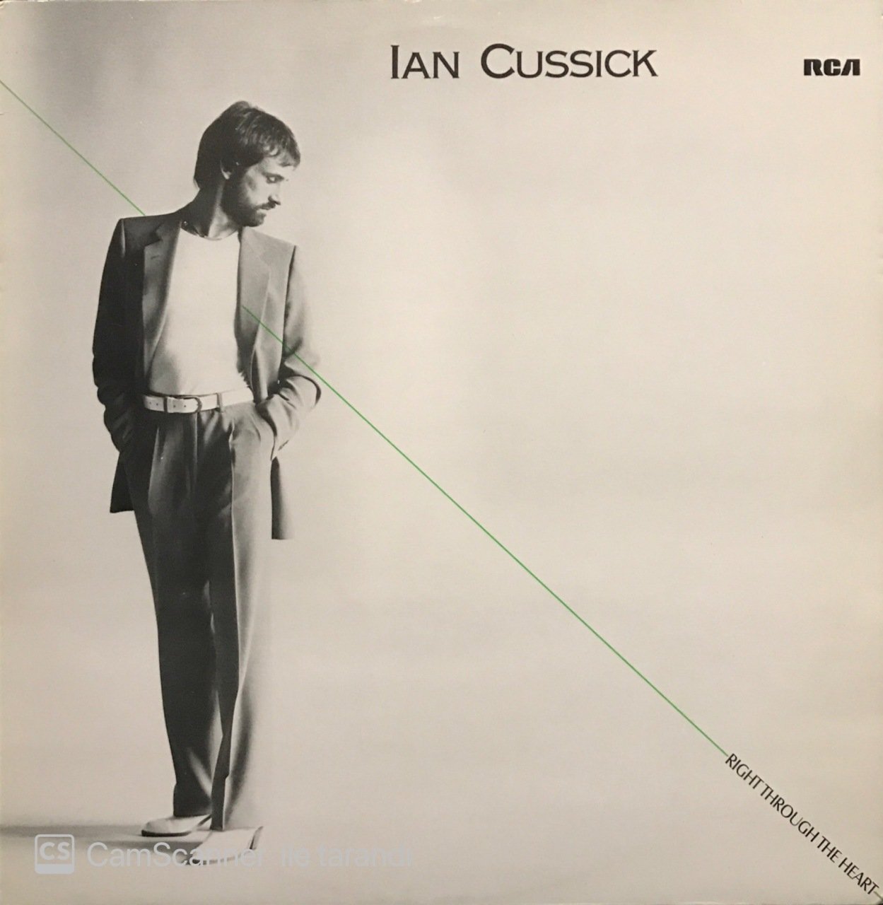 Ian Cussick Right Trought The Heart LP Plak