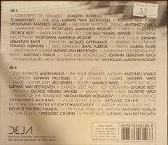Unutulmayan Klasikler Mozart Vivaldi Beethoven Bach Chopin Handel Rodrigo Tchaikovsky Brahms Ravel Verdi CD