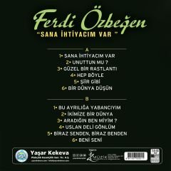 Ferdi Özbeğen Sana İhtiyacım Var Lp Plak
