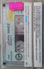 Joan Baez Recently 1988 New Album  Kaset