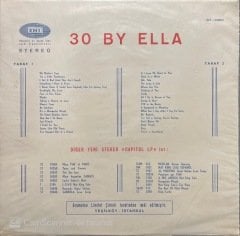 Ella Fitzgerald 30 By Ella LP Plak